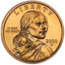 Sacagawea Coin 2000 D Sacagawea Dollar Golden Dollar,Rum Runner Drink Lake Tahoe