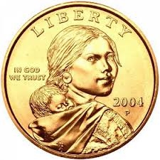 Brilliant Uncirculated 2010 Native American P and D Singles Golden/Sacagawea Dollar